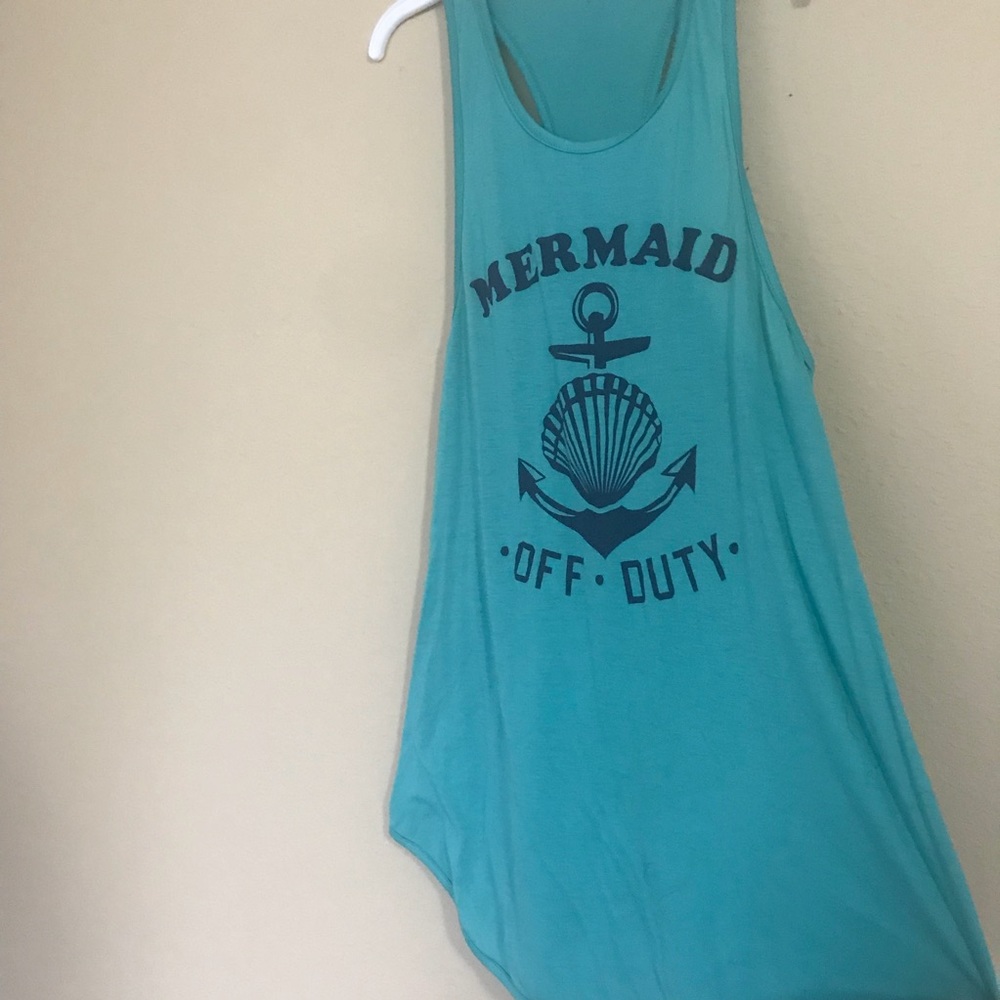 Boutique mermaid off duty beach coverup size s